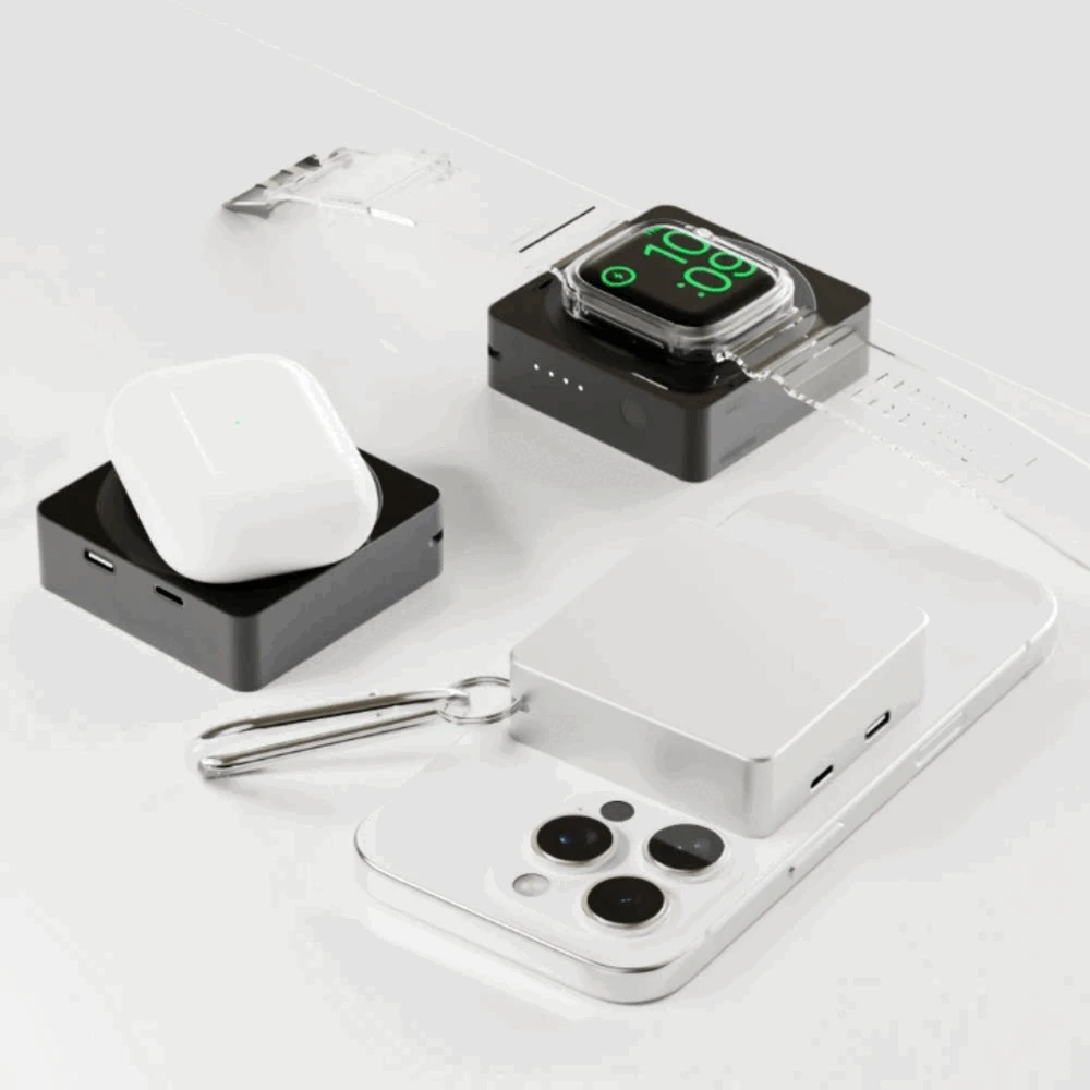 [기간한정 무료배송] 디버스 3in1 미니 맥세이프 고속충전 5000mAh 보조배터리
