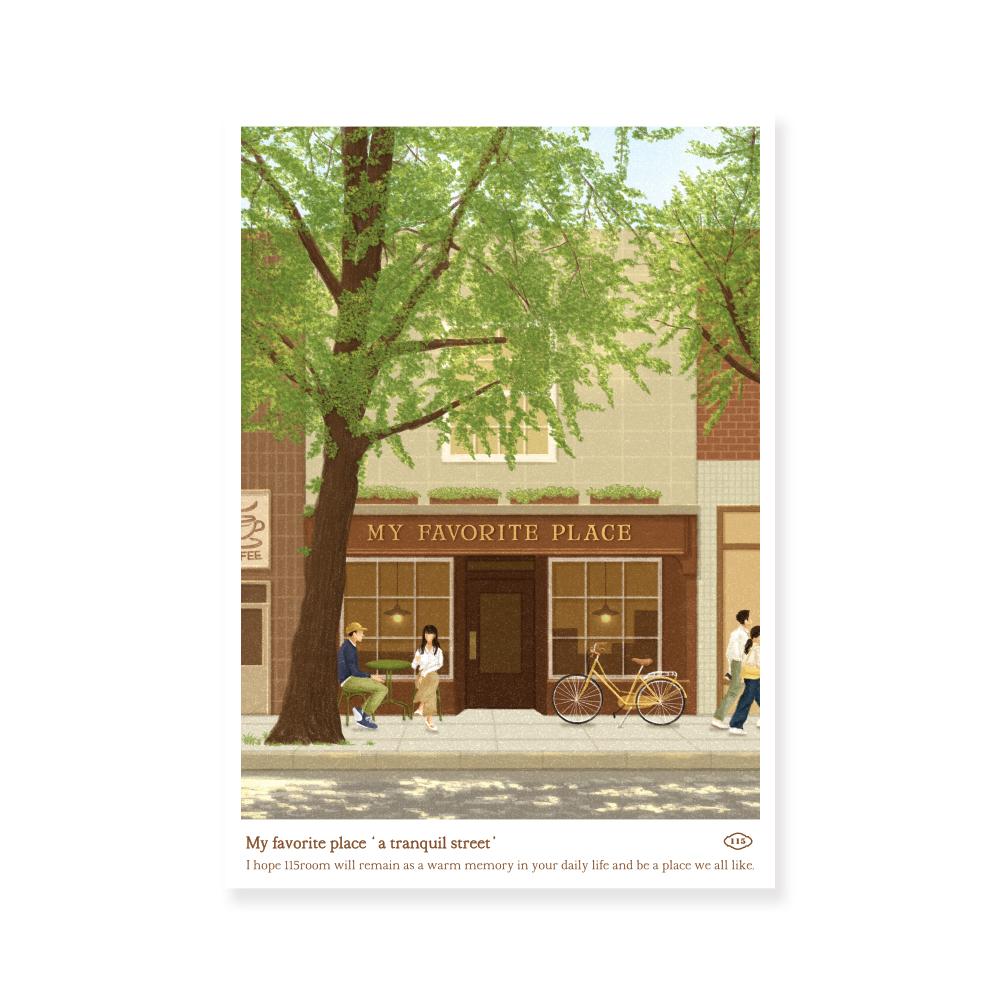 [115룸] 한적한 거리 포스터_A3