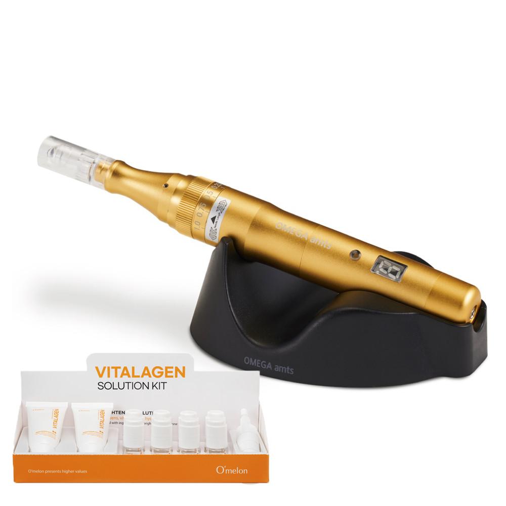 오멜론 오토 MTS 니들 amts 기계 나노칩 SET(전용앰플 증정)