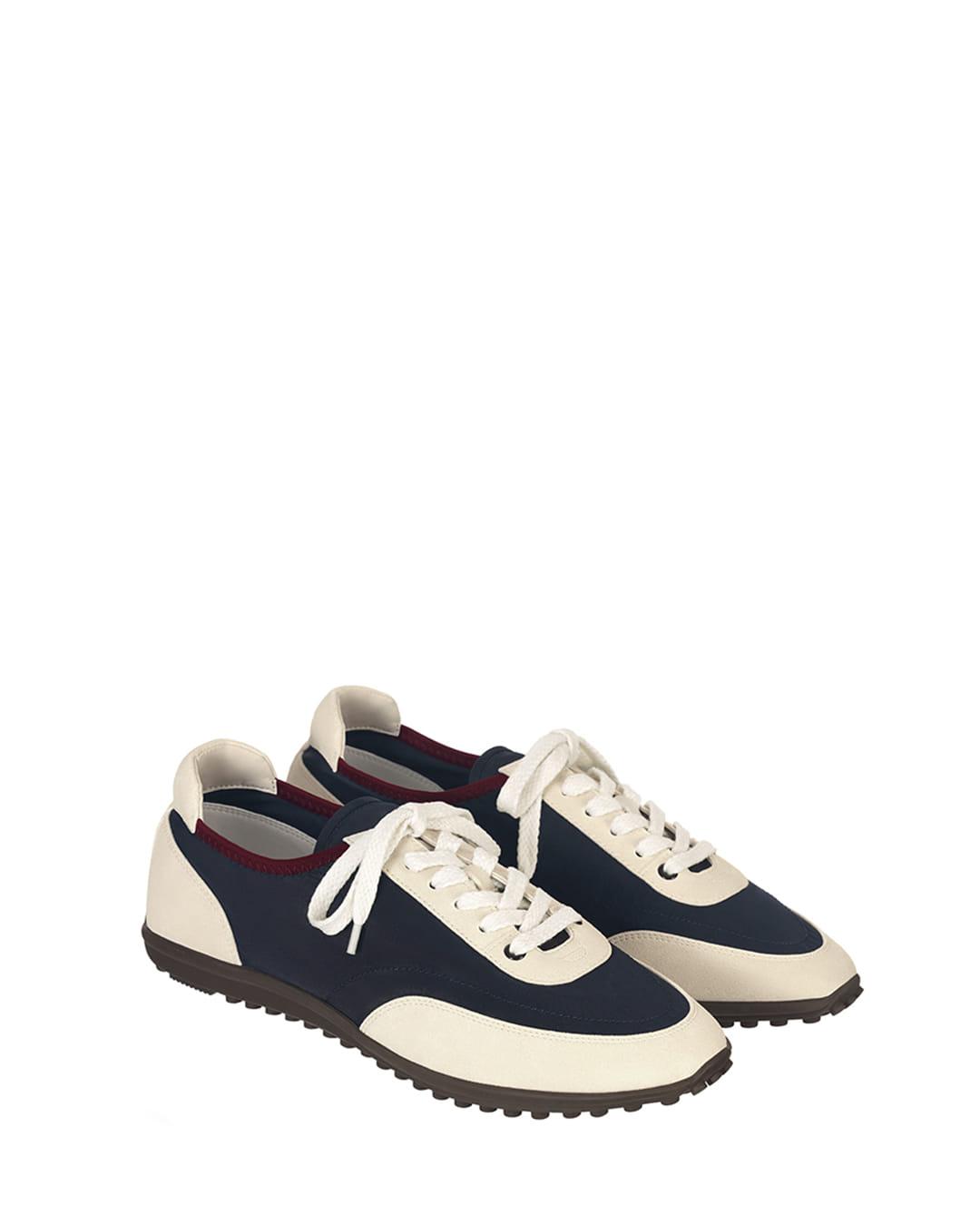 Sophie Flat Sneakers · 소피 플랫 스니커즈 / 네이비 콤비