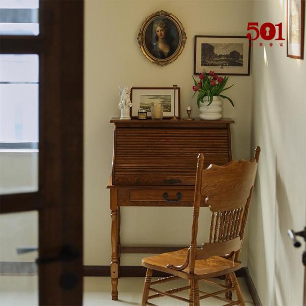 프렌치 엔틱 고재 콘솔형 빈티지 화장대