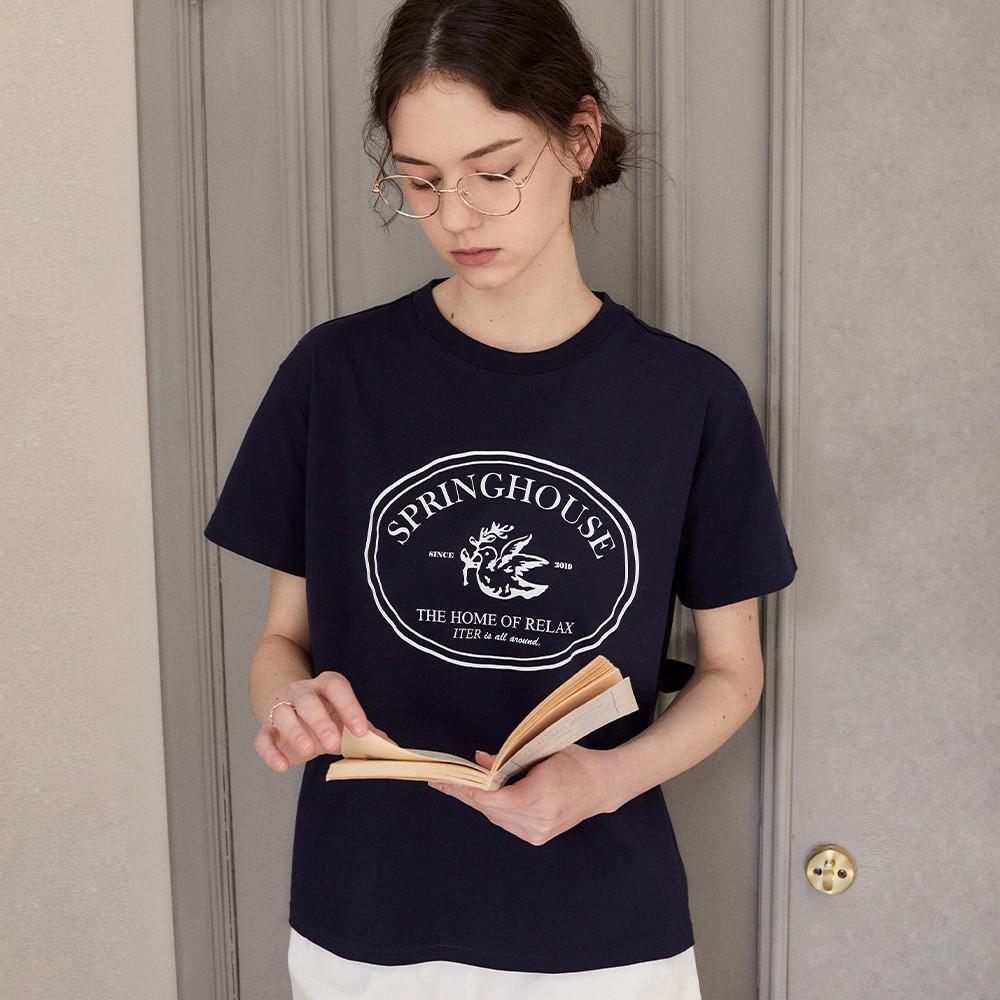 SPRING HOUSE T-SHIRT_NAVY