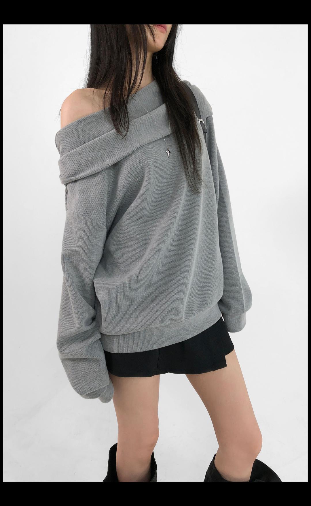 피키뚜 [주문폭주/ 11월3 째주 배송예정]로이 숄더 후드- 2COLOR