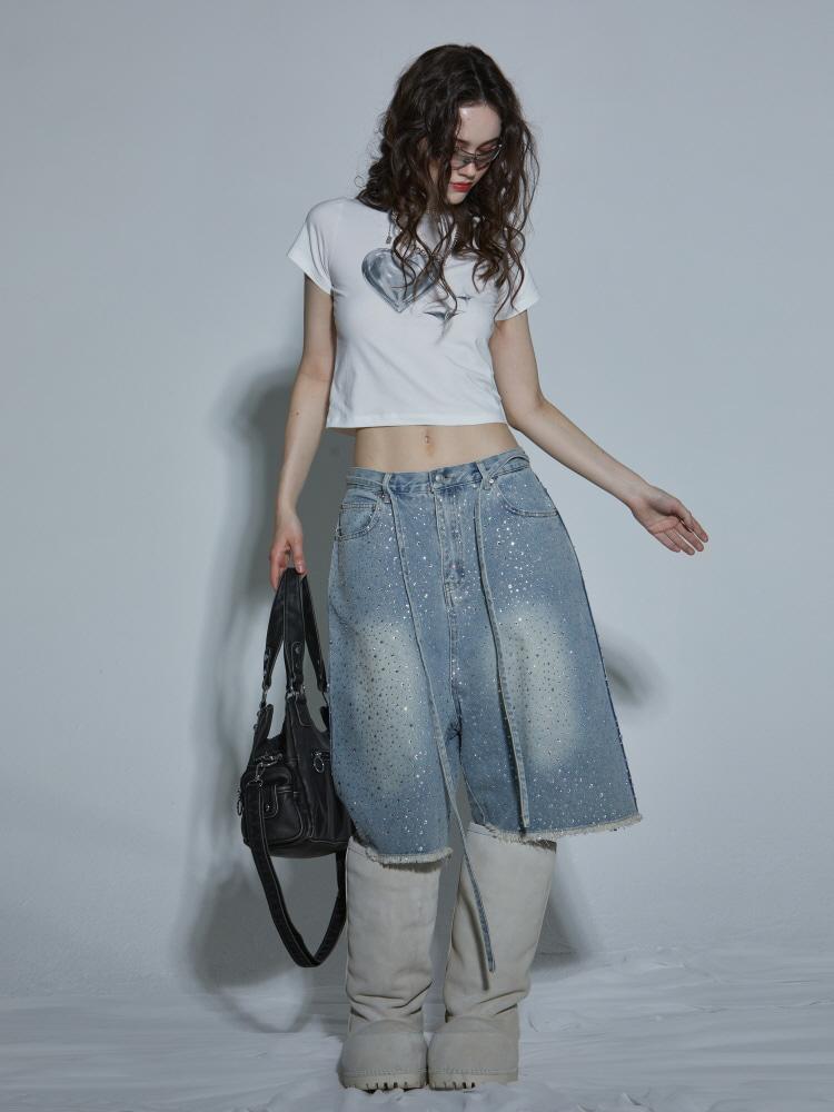 DIA BERMUDA PANTS-LIGHT BLUE