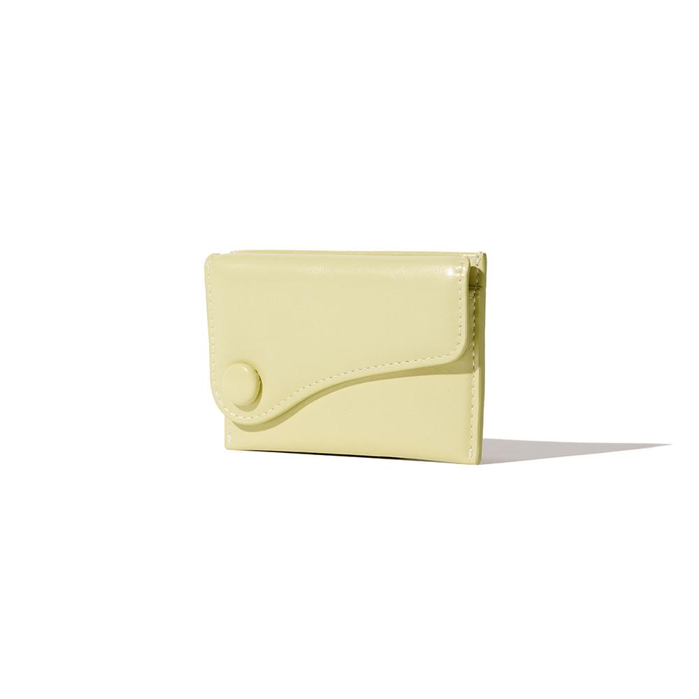 르마스크 도트 새들 슬림 미니 교통 카드지갑 페일레몬