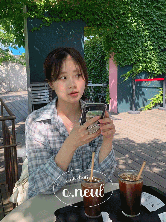 [o,neul] 수수 shirts - 2color