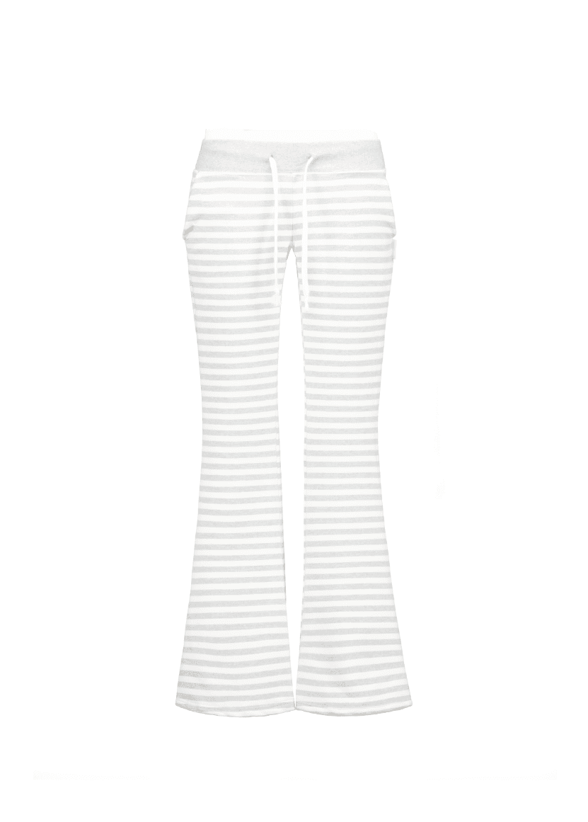 LACE BANDING SWEATPANTS [STRIPE]