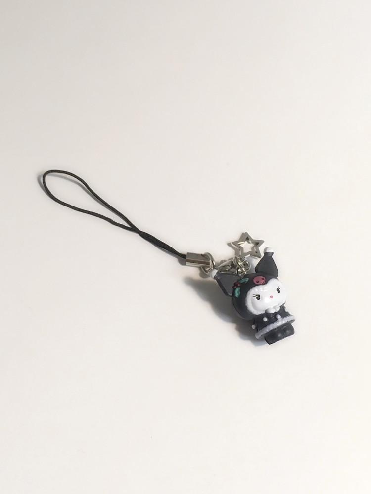 키라키링 쿠로미 스타 키링 kuromi star keyring