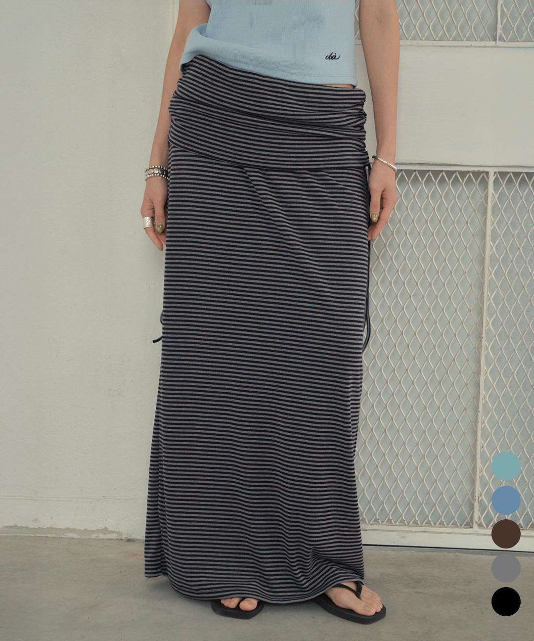 씨타 Every Day Stripe Long Skirt_CTS628(5color)