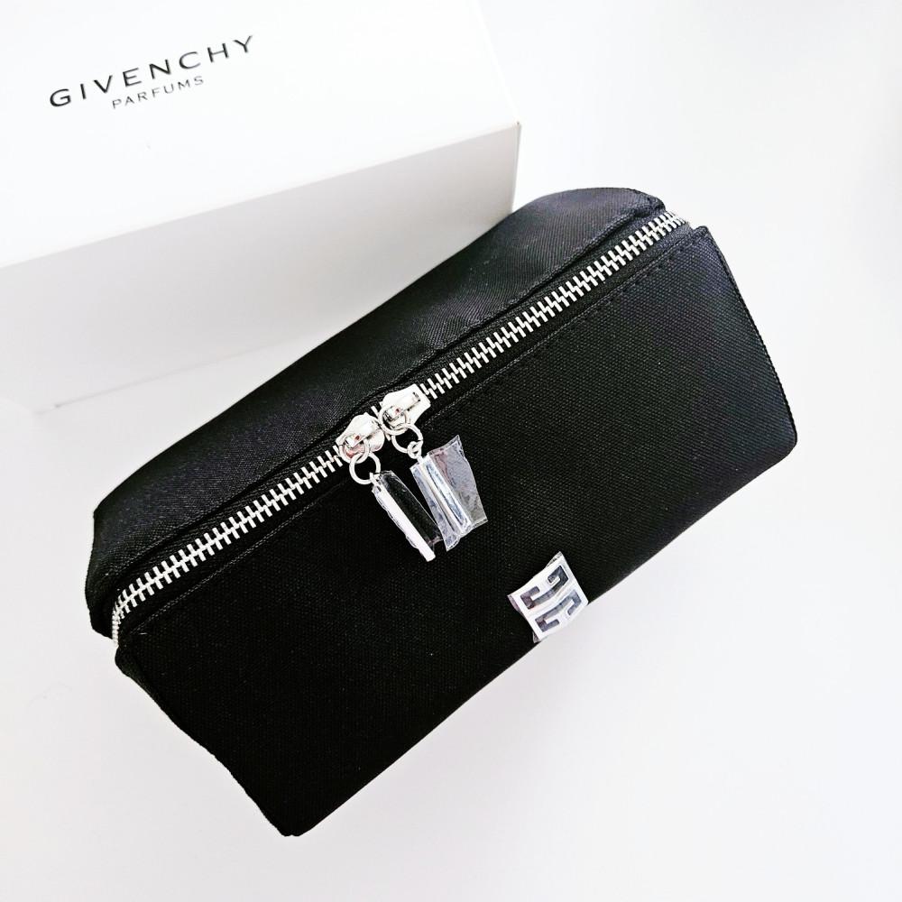 지방시뷰티 지퍼 블랙 파우치 포 맨