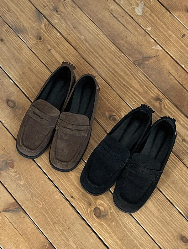 펜슬 스웨이드테슬페니로퍼