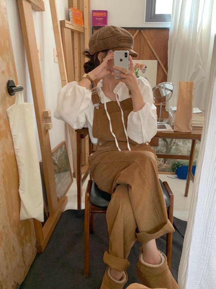 톰 코듀로이 멜빵팬츠 / 멜빵팬츠 멜빵바지 오버롤팬츠