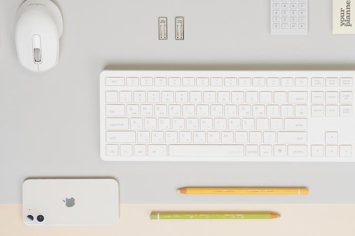 간단 무소음 무선 키보드 마우스 세트 A25C