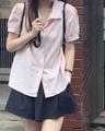레체 하프 blouse