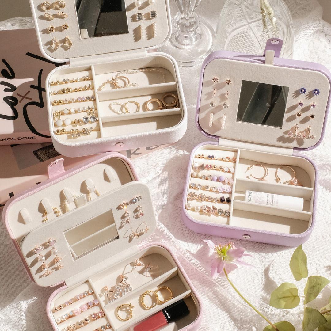 [보관함+30종귀걸이]캔디 악세사리 보관함 귀걸이 세트 3color