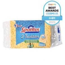 스폰텍스 드라이 셀룰로스 스펀지 2 트레디션 82 x 60 x 27 mm  2개, 1개