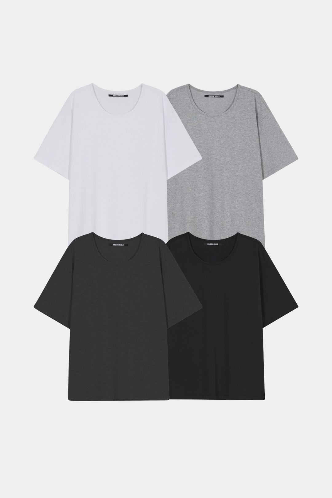 [4COLOR] SUPIMA U NECK