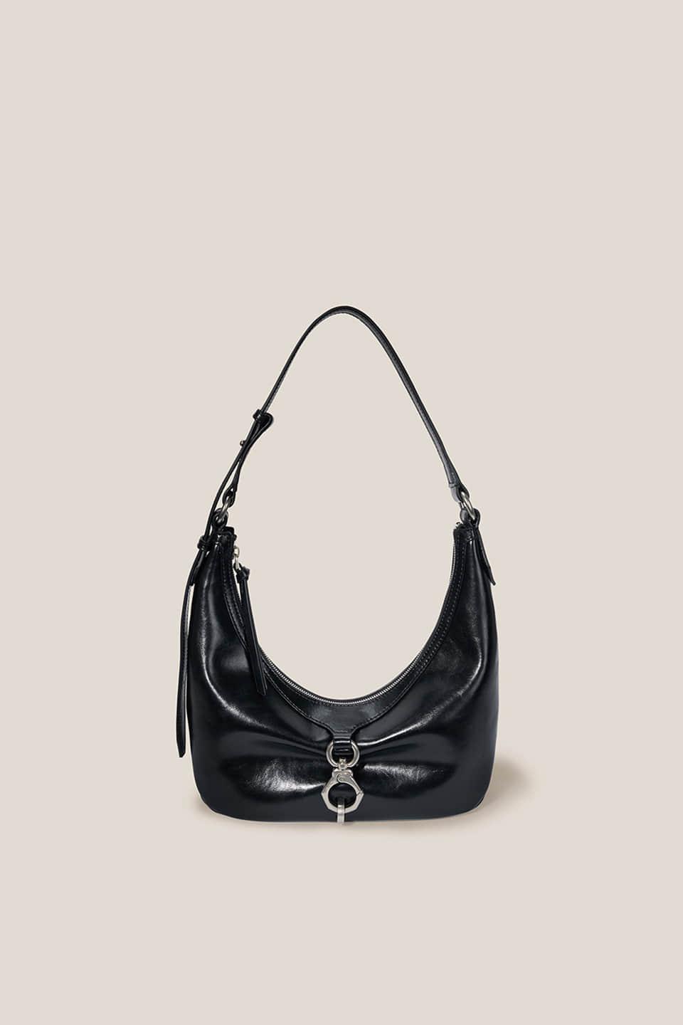 핸드커프 숄더백_블랙