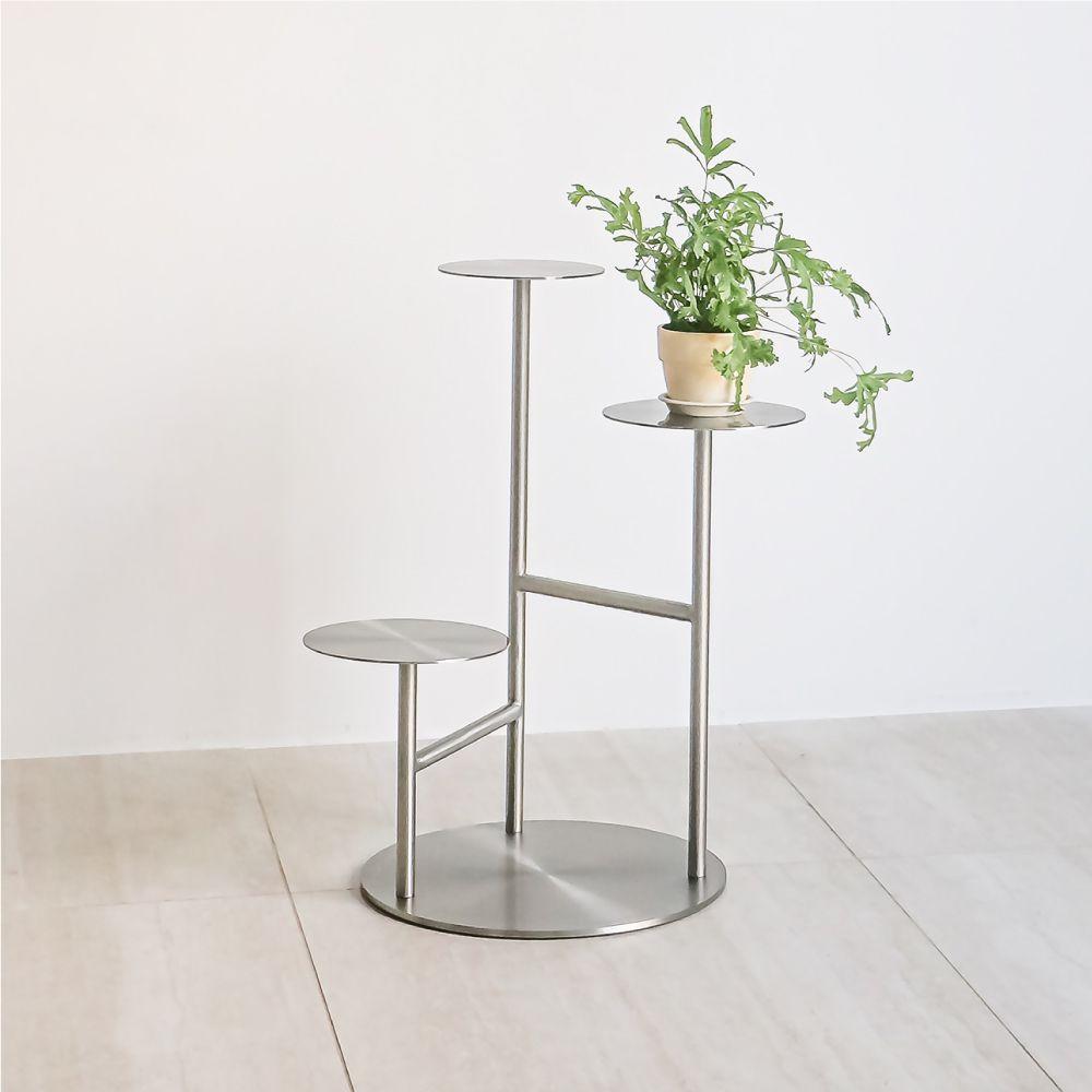 PALMEN Plant Table 화분 받침대 스텐 3단 코너 사이드 테이블