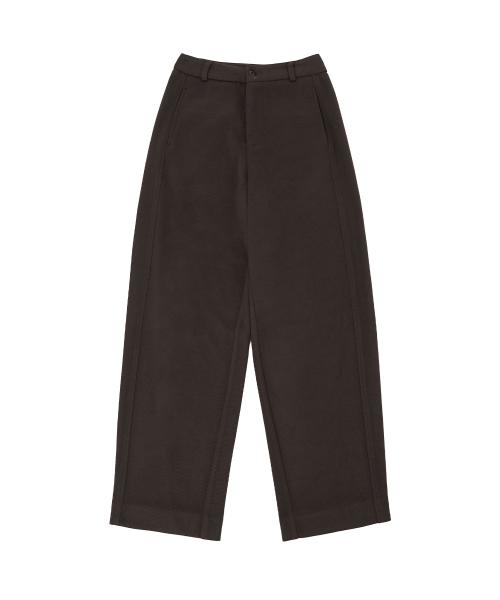 SIPT7179 컴포트 아르코 커브드 팬츠_Dark brown