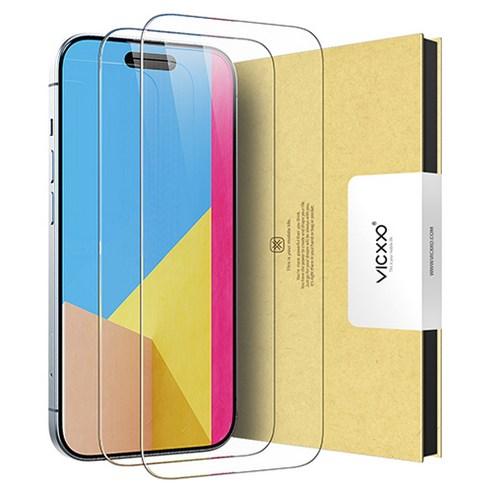 빅쏘 2.5C 9H 고경도 아이폰 강화유리 휴대폰 액정보호필름 2매 - 휴대폰/액세서리 | 쿠팡