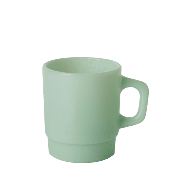 언스 베이직 밀크글라스 8.7온즈 머그 민트