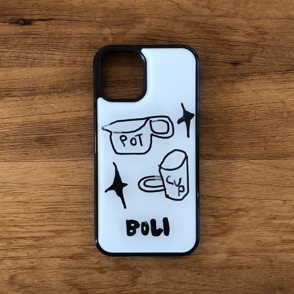 [IPHONE 17 Series] cup N pot 002_white phone case(epoxy,glass,magsafe glass)