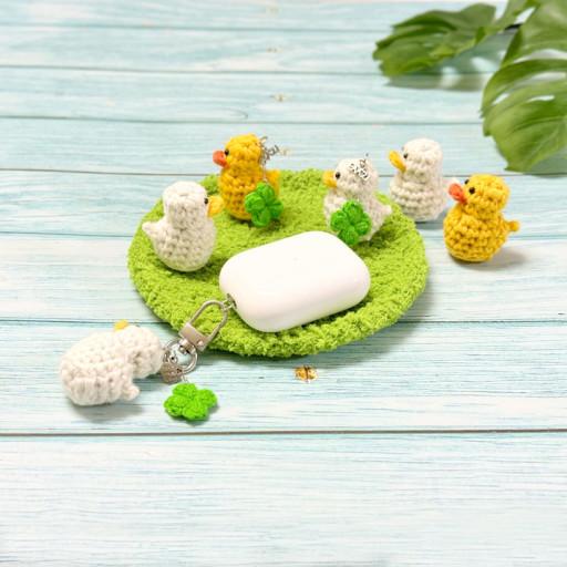 [idus 단독] 행운 오리 키링 | 에어팟키링