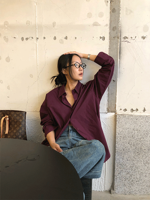 리스 geo standard cotton shirt (5color)