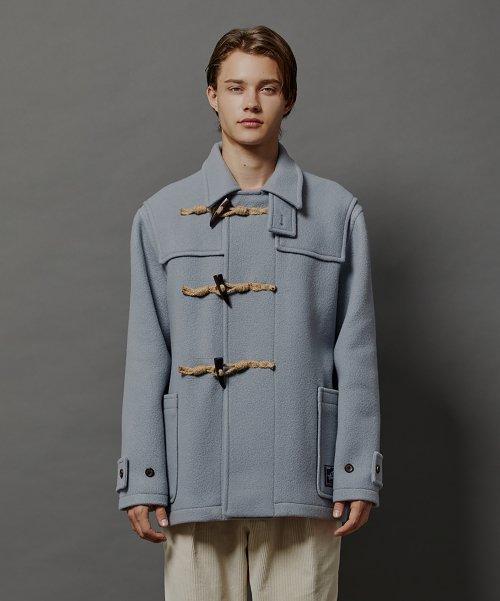 Zibellinato Duffle Coat - Light Blue
