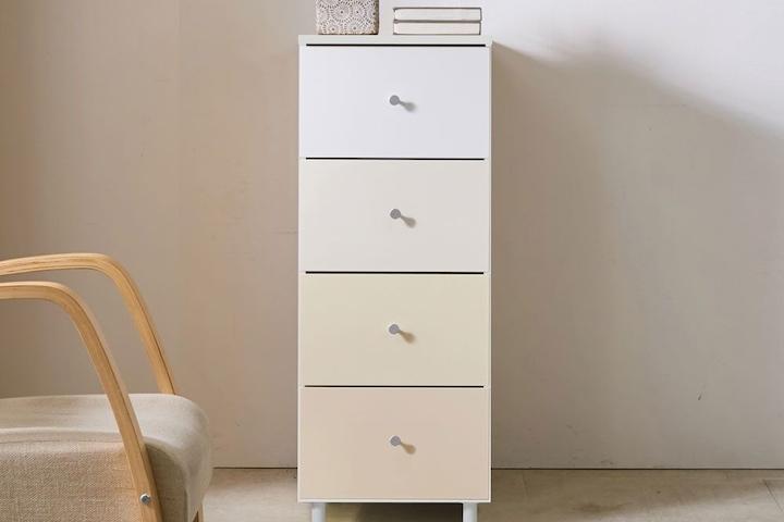 에브리 400 광폭 4단서랍장 틈새서랍장