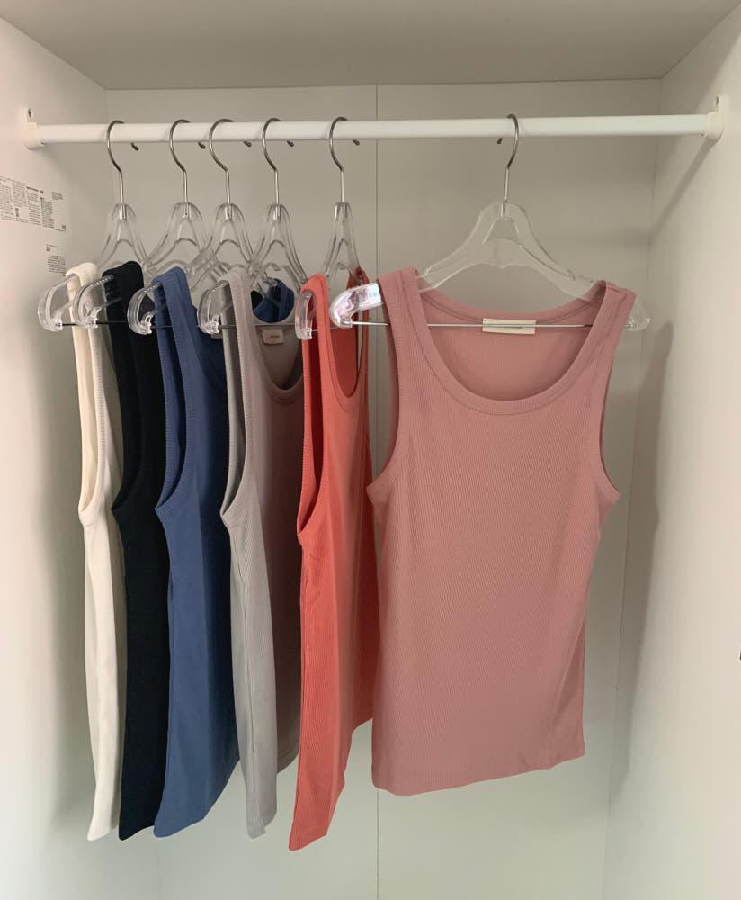 (웜피치당일/마지막장 원가SALE) BAS 바스스탠다드 베베 나시 티셔츠