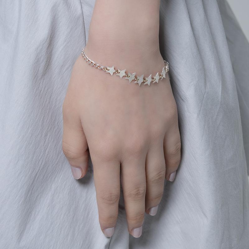 half harmony star bracelet [silver]