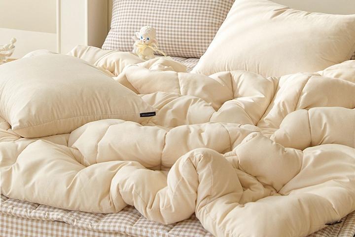 [오늘의딜][10%쿠폰] 복숭아촉감 먼지없는 스테이 차렵이불세트 SS/Q/K 10color