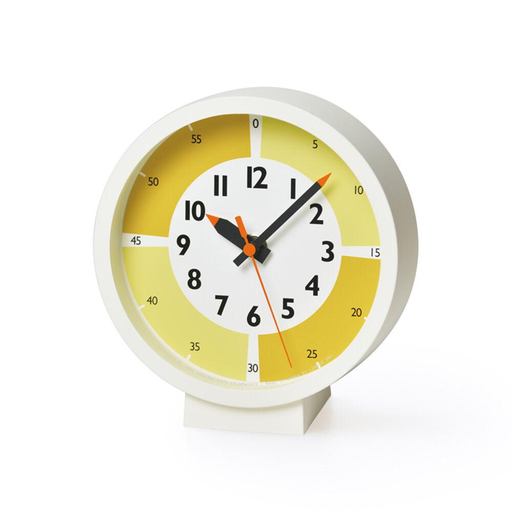 [Lemnos] Fun Pun Clock For Table Yellow (YD18-05 YE) 탁상시계