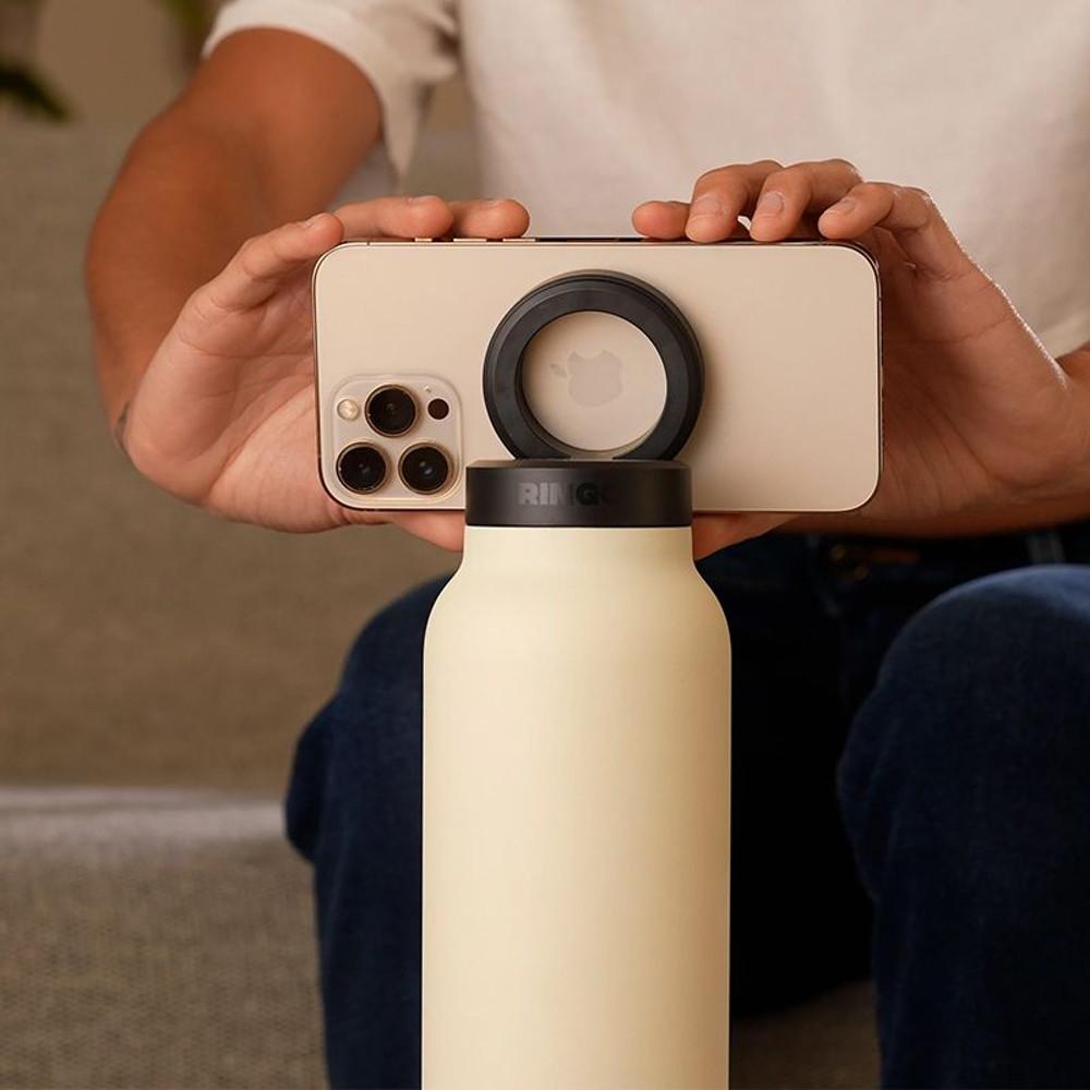 Ringo 텀블러 맥세이프 스마트폰거치대 스테인리스 보온병 710ml