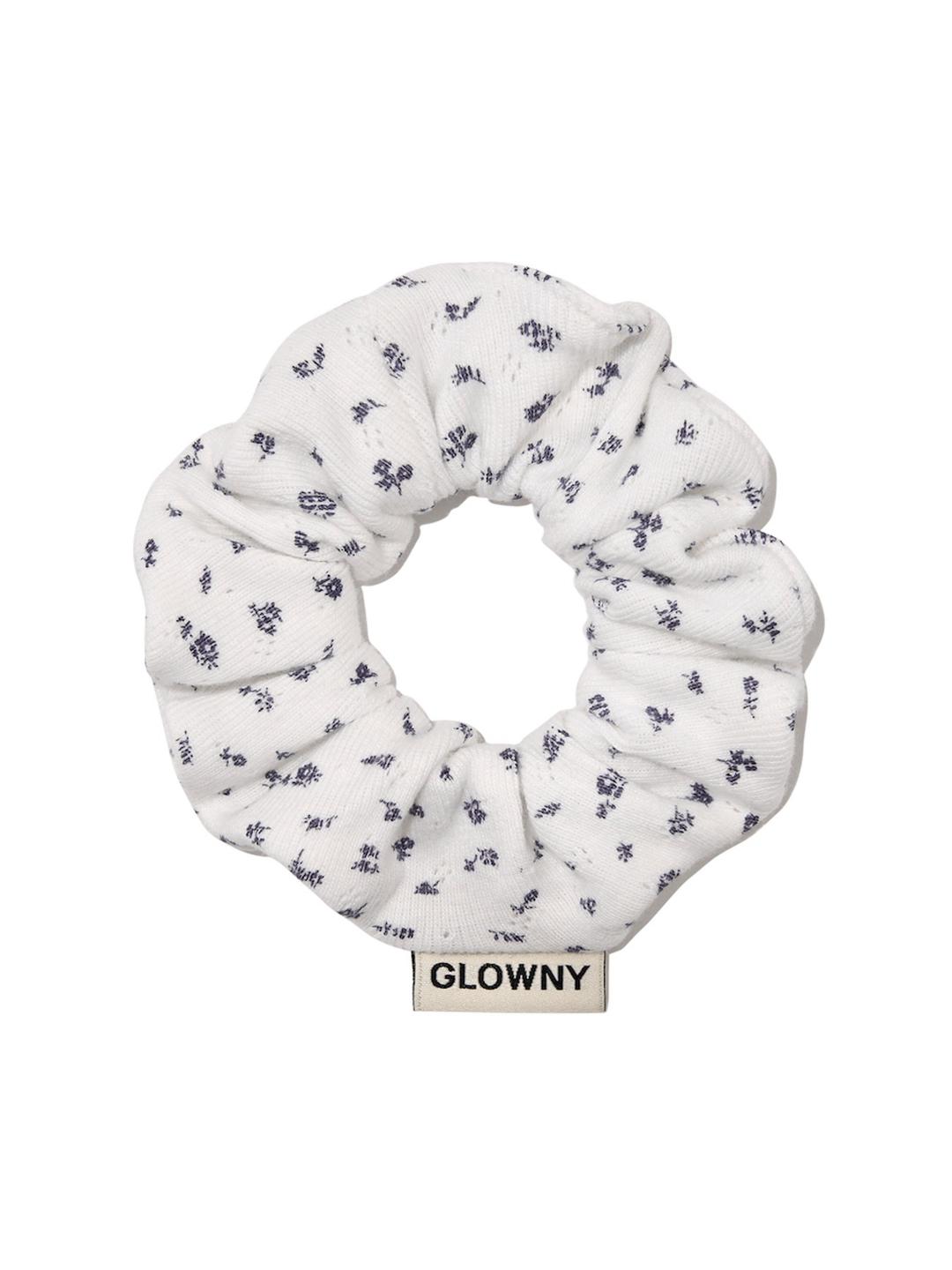 PROVINCE EYELET SCRUNCHIE (SNOW BLOOM)