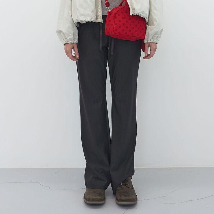 [Msize 5/16(금) 예약배송] 그라데이션 밴딩 부츠컷 팬츠 (Deep Brown)