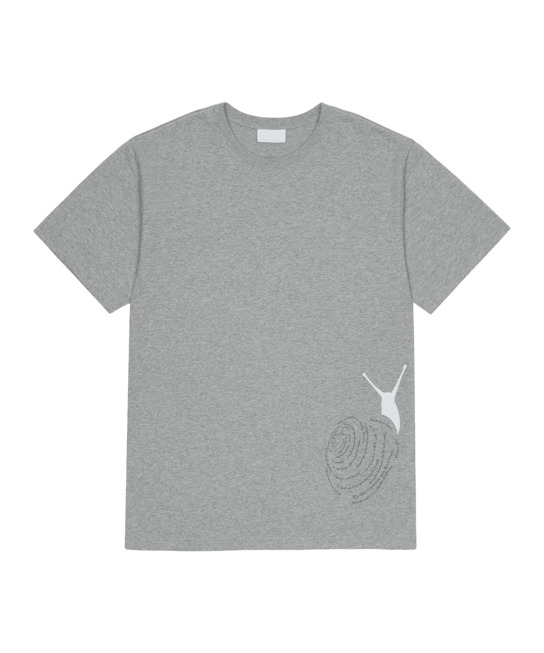 SNAIL T-SHIRT [MELANGE GREY]