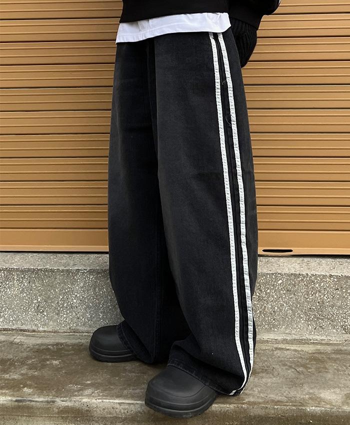 Track Line Wide Denim (2C)