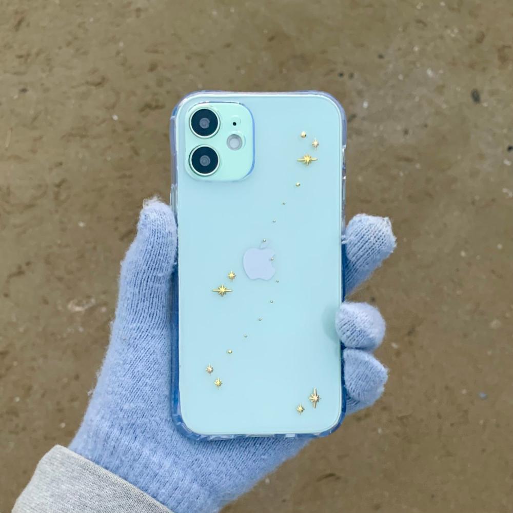(아이폰 전용상품) 별빛 클리어 폰케이스, Starlight clear phonecase - 핸드메이드케이스