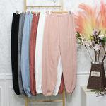 [2개이상 할인]  컬러입고) 여성 수면바지 빅사이즈 키큰녀 와이드팬츠 극세사 수면 잠옷 커플 홈웨어