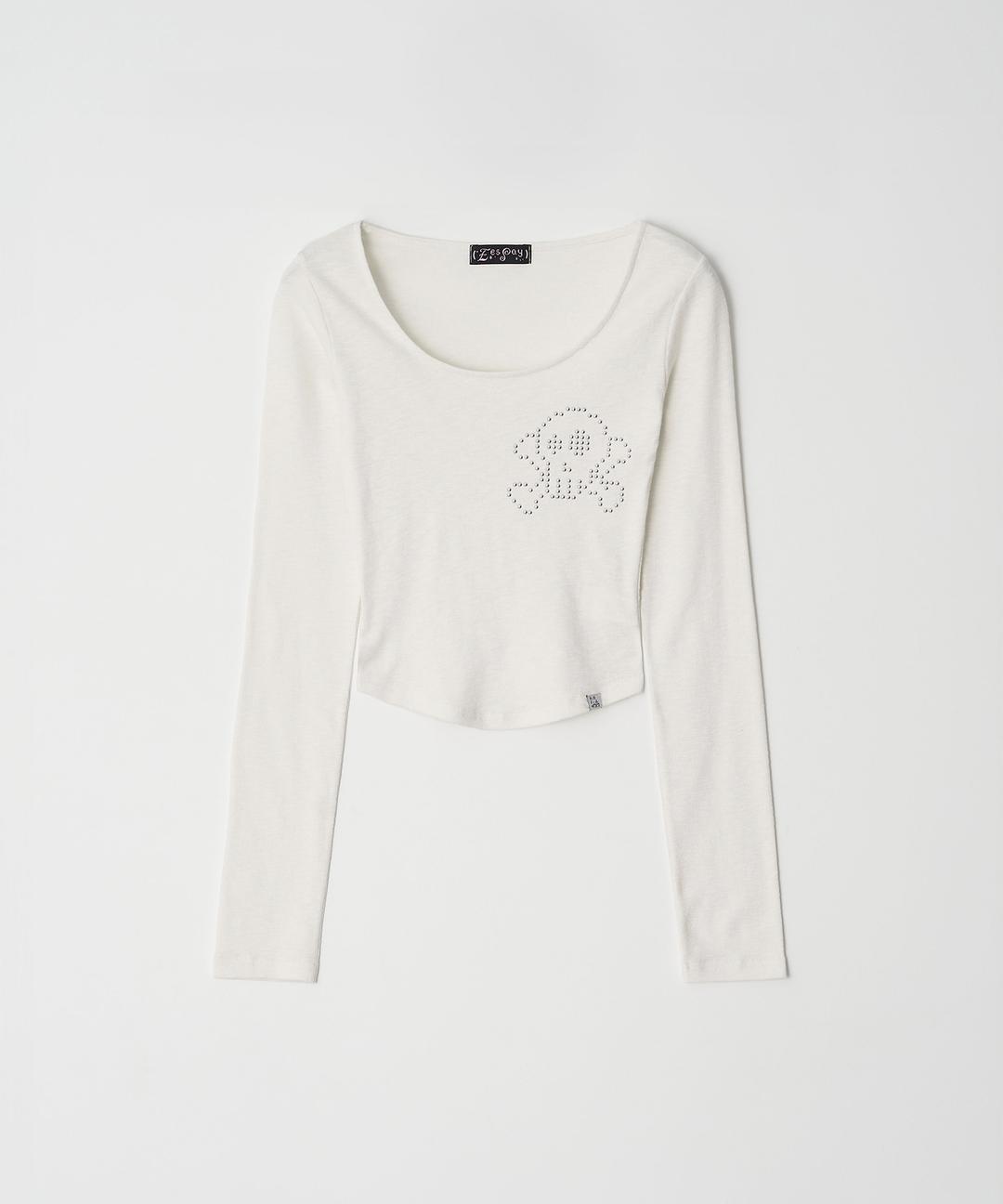 SWEET SKULLY TEE - CREAM