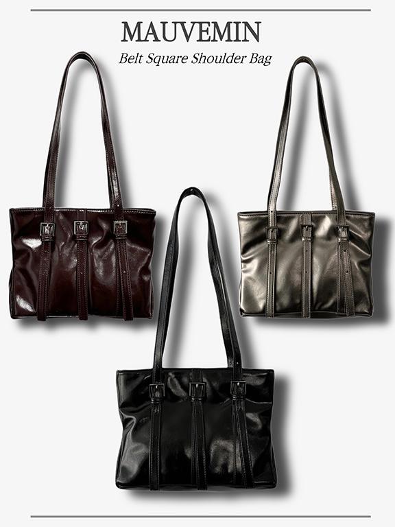 [유니크]벨트스퀘어숄더백