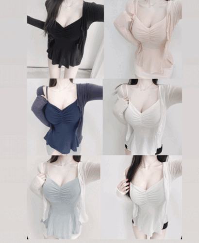 당일출고*자체제작👗*말캉 셔링살랑나시