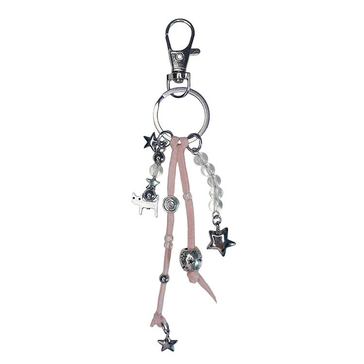 Star Cat Keyring_Pink