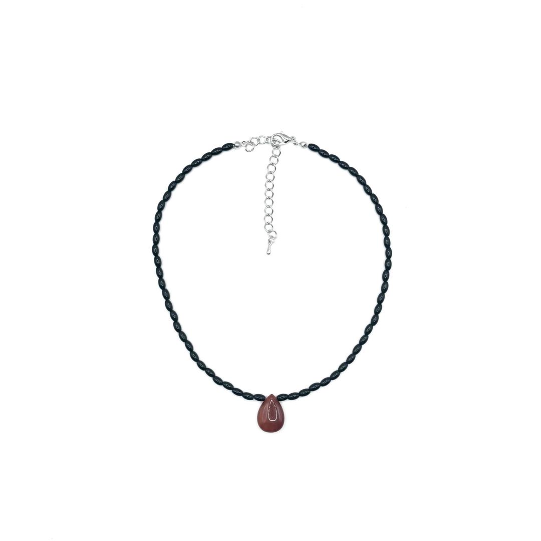 Slim onyx Necklace