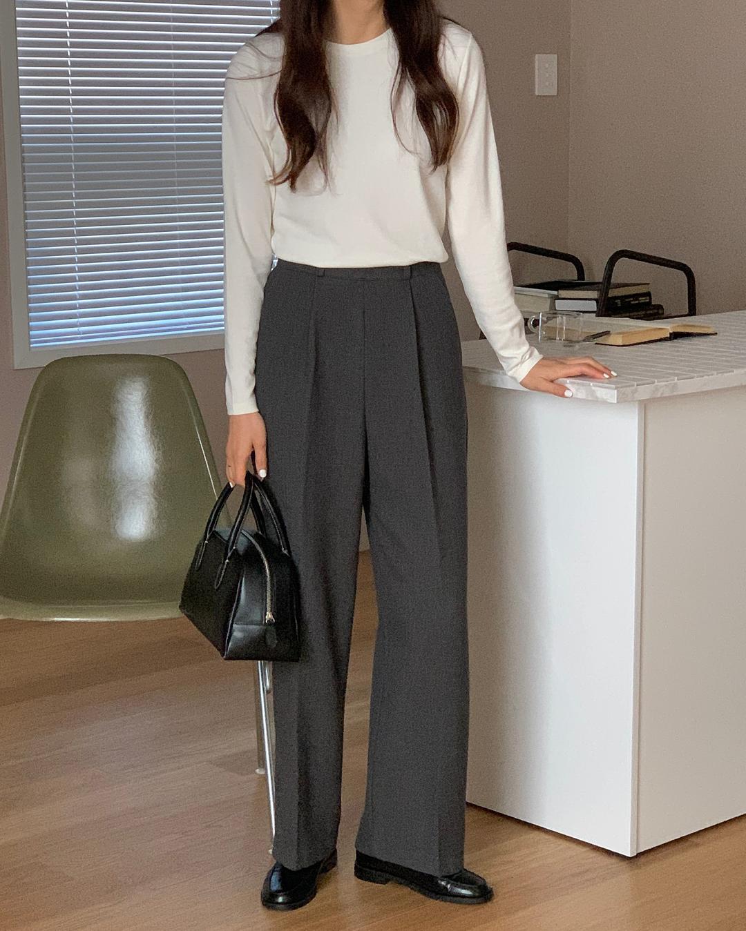 [Goyou] 클로젯 원턱 슬랙스 / 3color