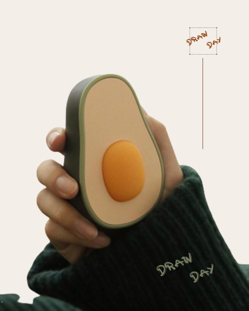 드로우데이 귀여운 휴대용 USB 충전식 전기 손난로 핫팩 보조배터리