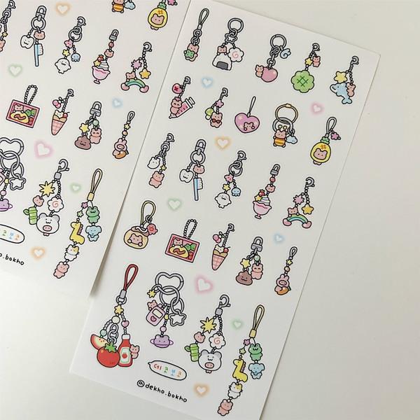 데코보코 | 키링 스티커